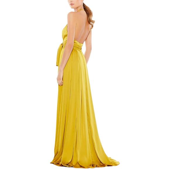 Mac Duggal Yellow Maxi Dress - Picture 3 of 4